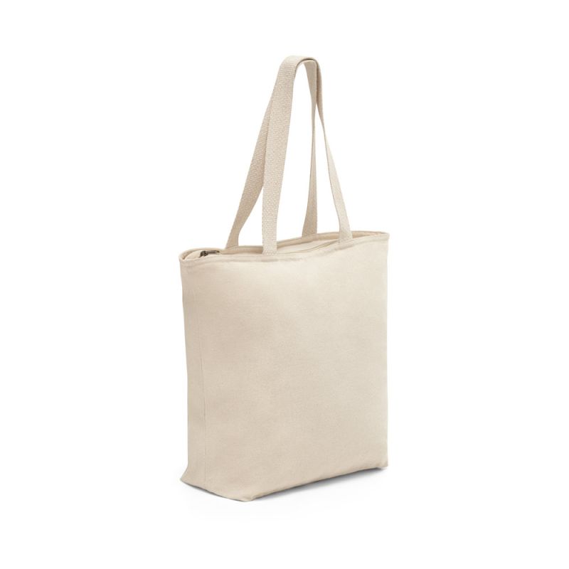 HACKNEY 100% cotton bag with zip (280 g/m²)