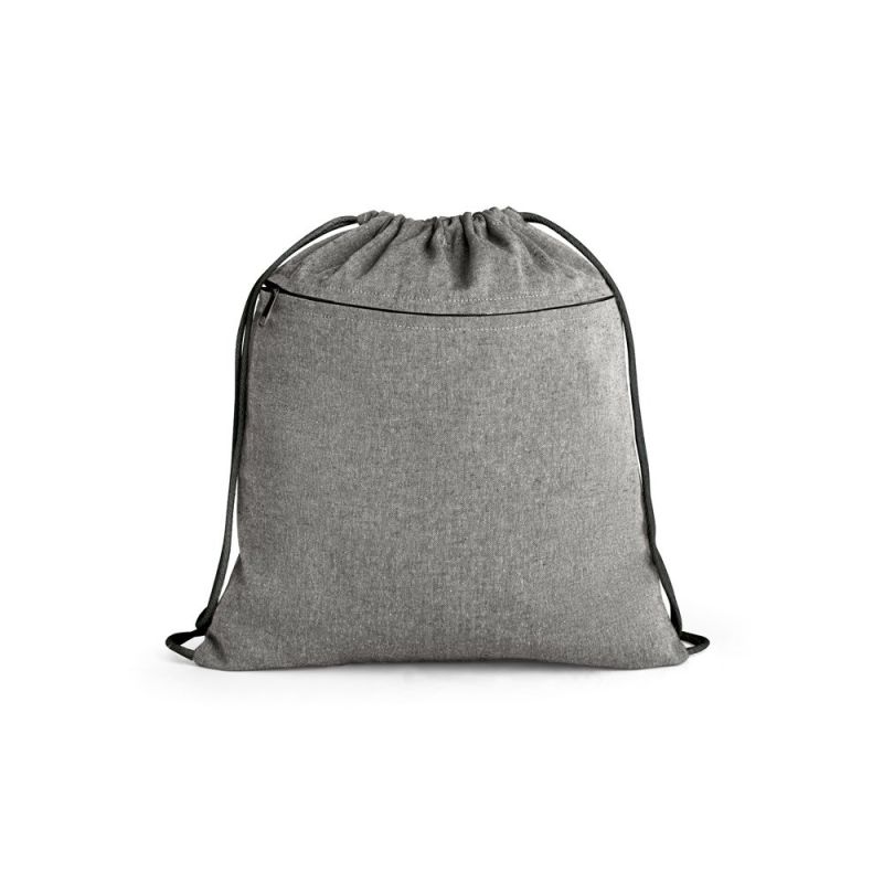 CHANCERY Drawstring backpack in recycled cotton (70%), polyester (30% rPET) (140 g/m²)