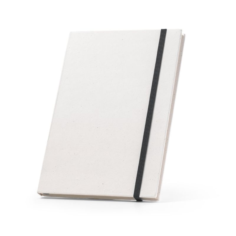 MILKY A5 notepad made from recycled milk cartons with lined pages