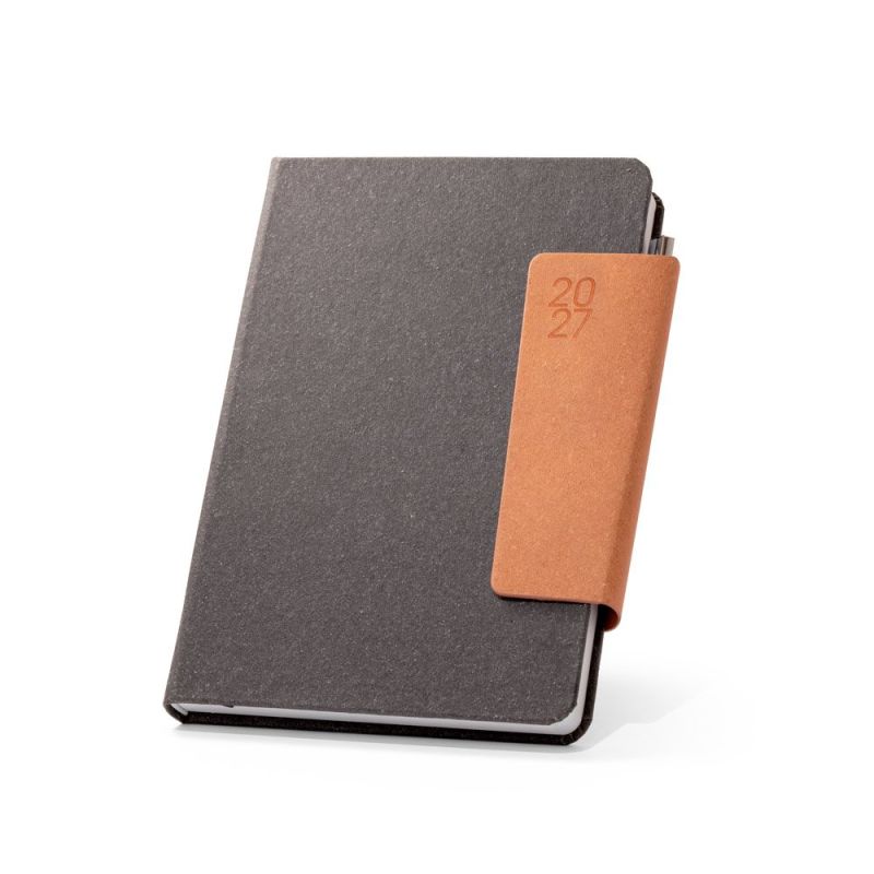 TAGORE A5 Agenda A5 in leather (58% recycled)
