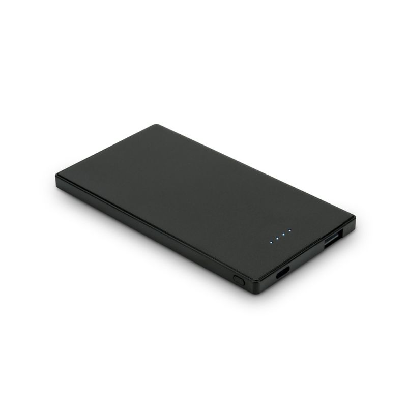 DENNING Power bank 5'000 mAh slim em aço inoxidável