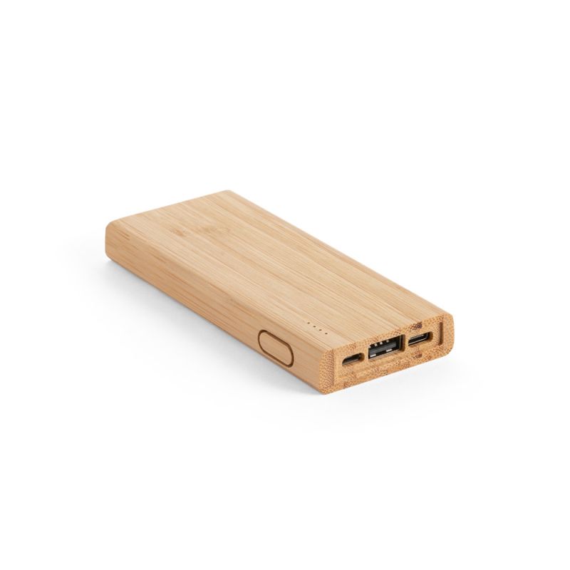 KOHN Power Bank 5,000 mAh in bamboo