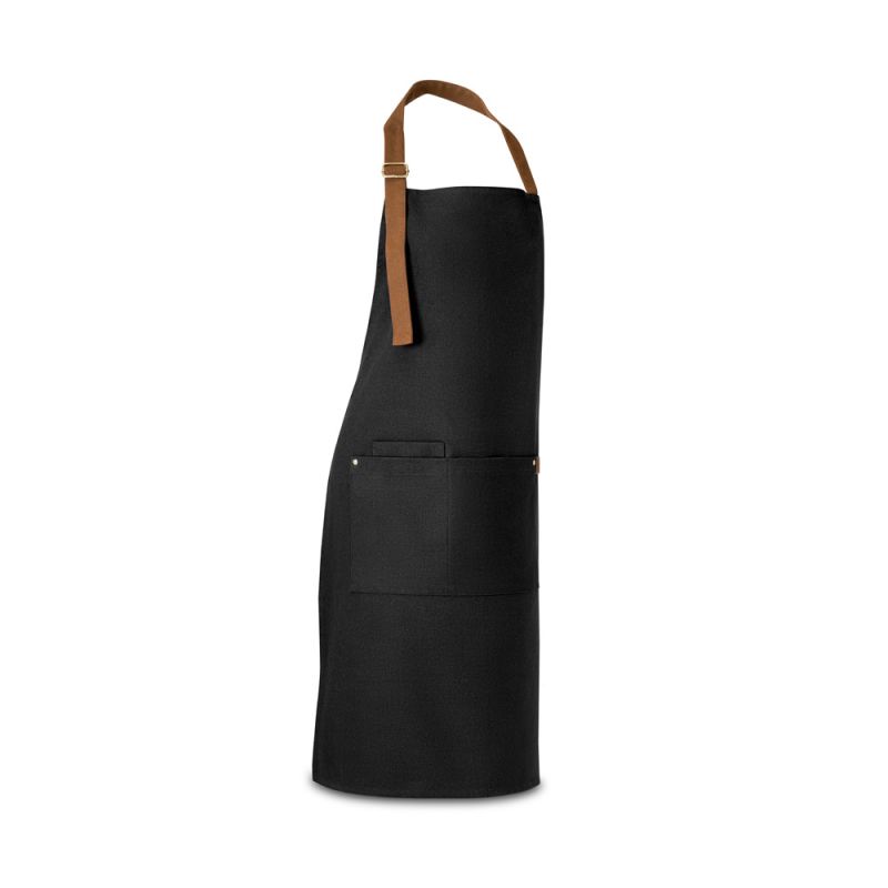 VESPER Apron in 100% cotton canvas (300 g/m²) with metal details
