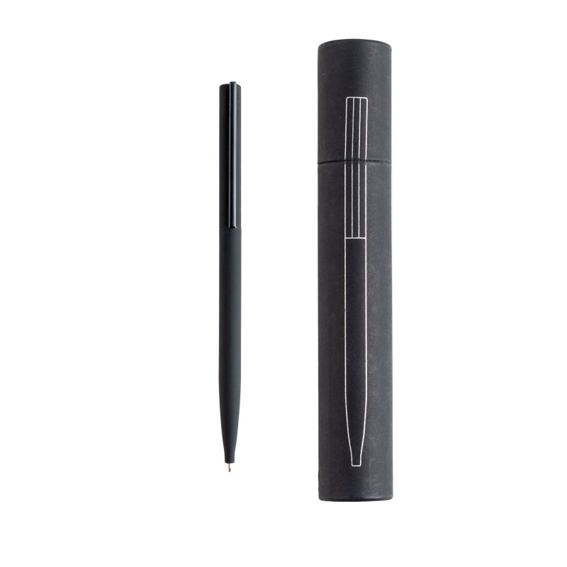 Sari Thin Twist Fine Ballpoint in Recycled Stainless Steel