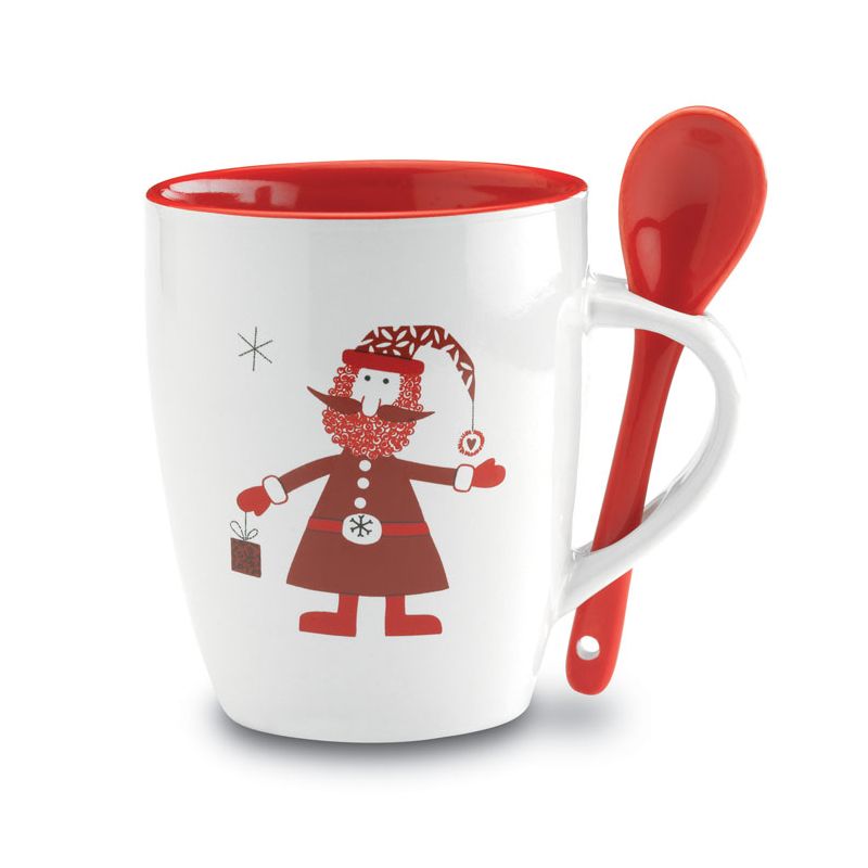 Mug with spoon 250ml