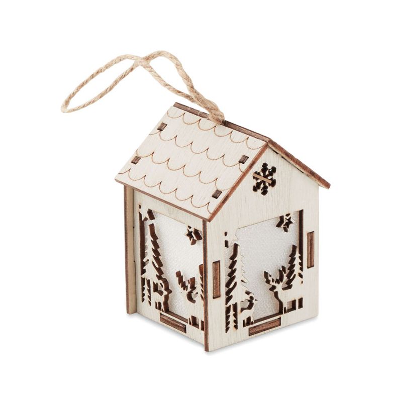 House-shaped ornament