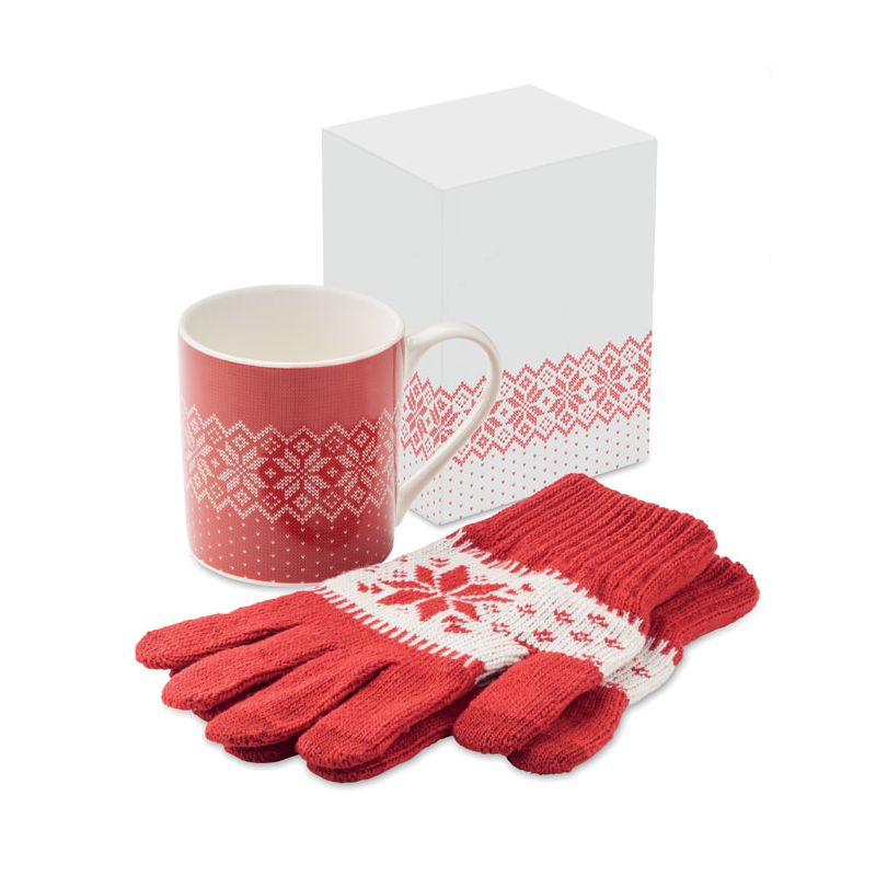 Mug and gloves set