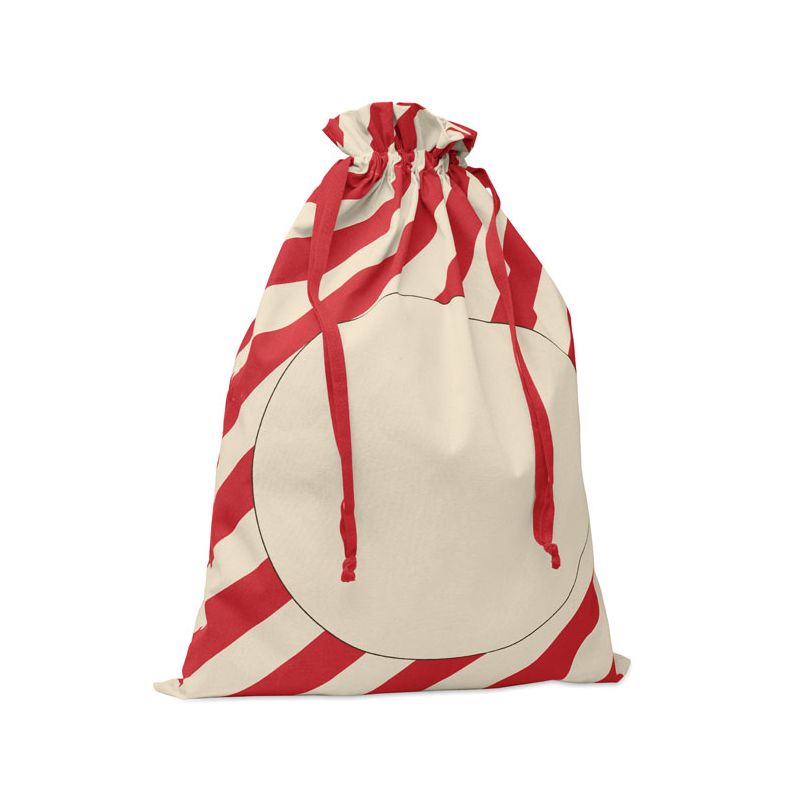 Large Father Christmas Cotton Sack