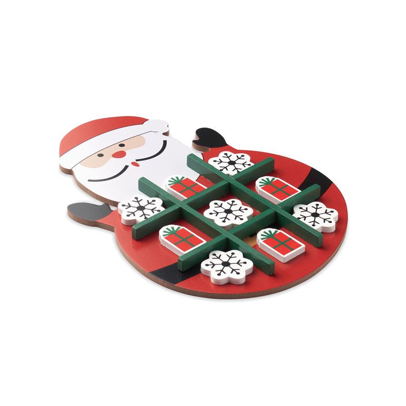 Christmas tic-tac-toe wooden
