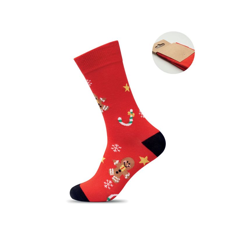Pair of Christmas Socks M