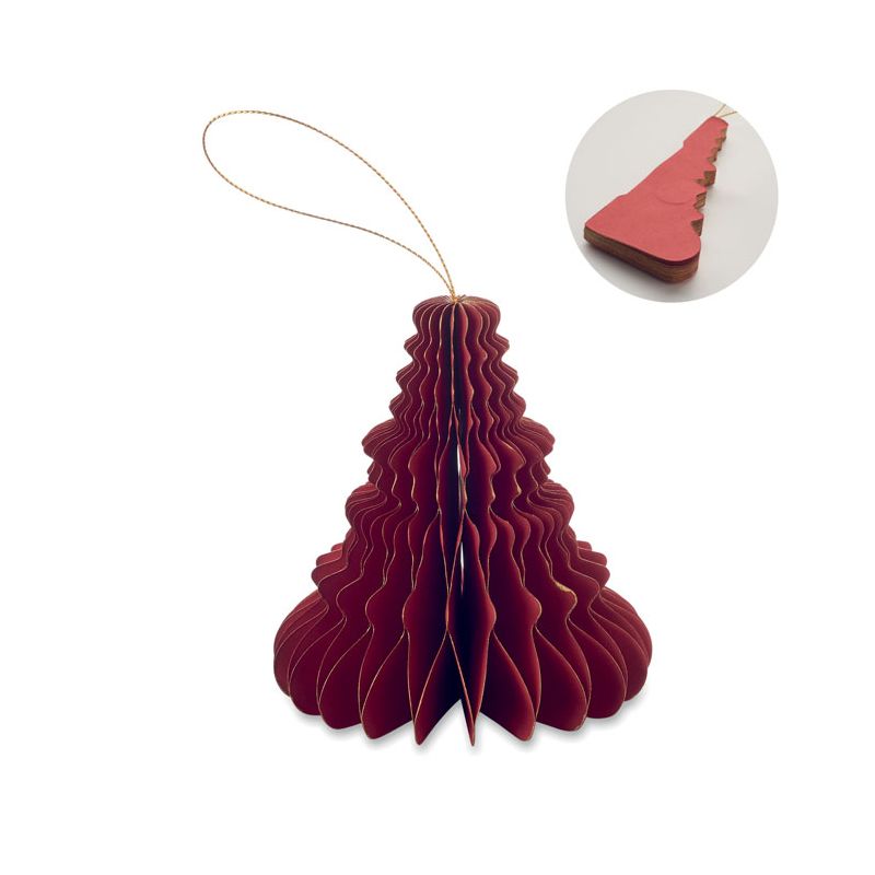 Christmas tree paper ornament