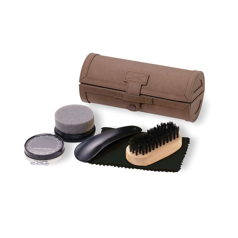 Shoe cleaning travel kit