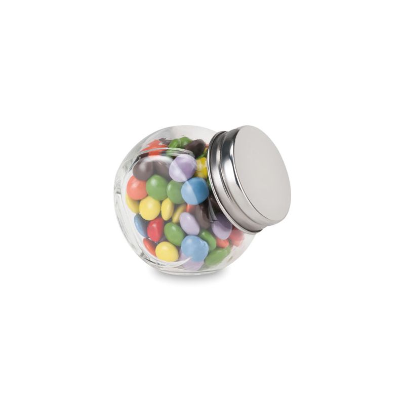 Chocolates in a glass jar