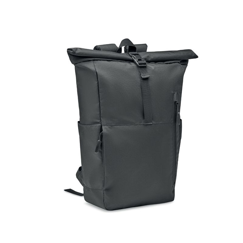 15" 300D RPET rolltop backpack