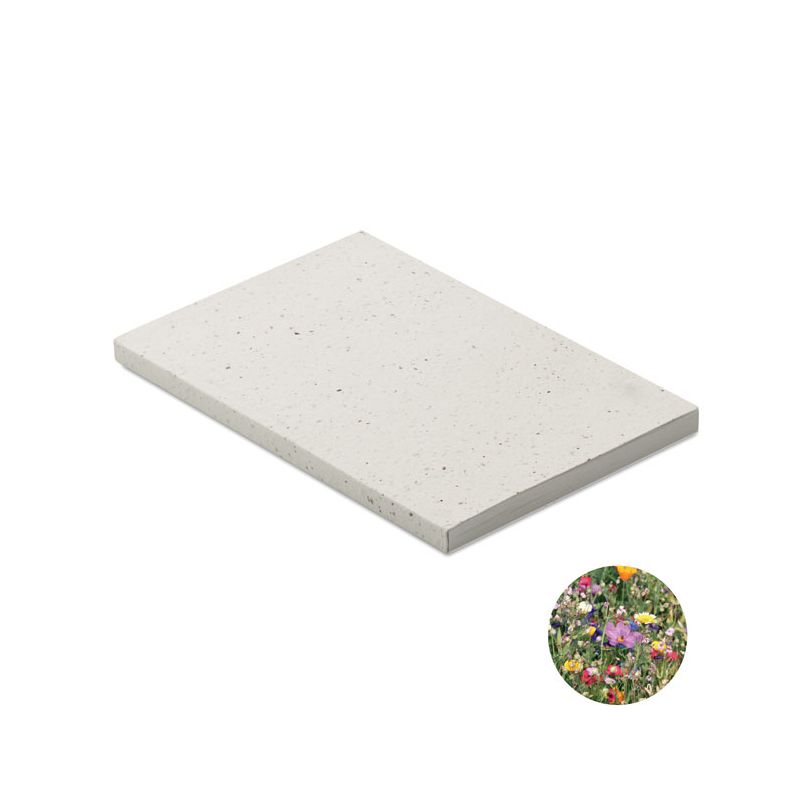 A5 pad with seed paper cover