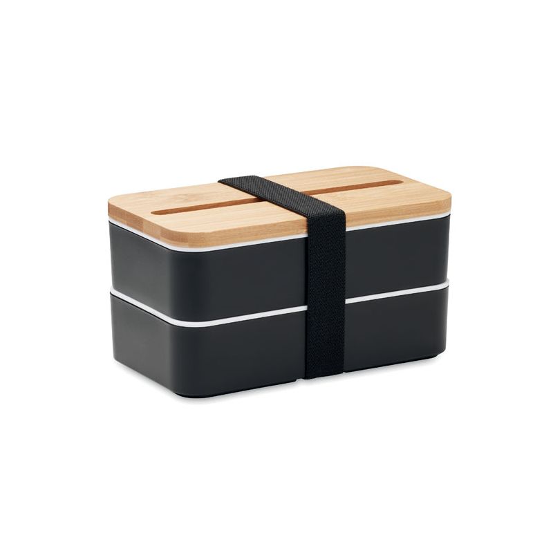 PP and bamboo lunchbox