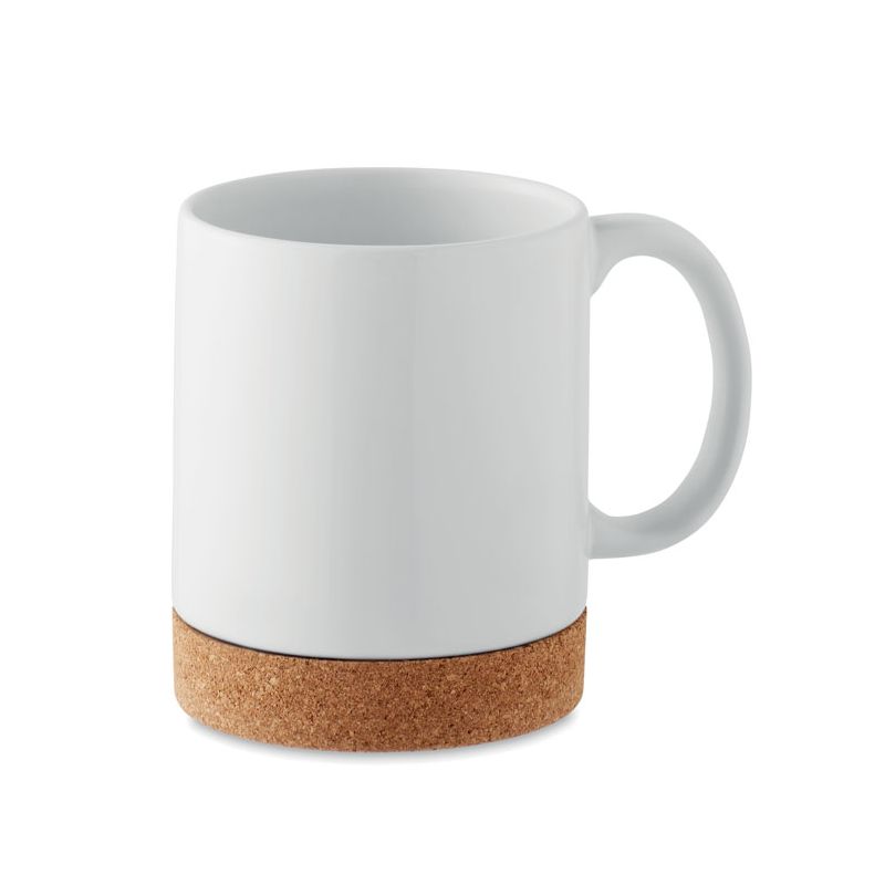 Sublimation mug with cork