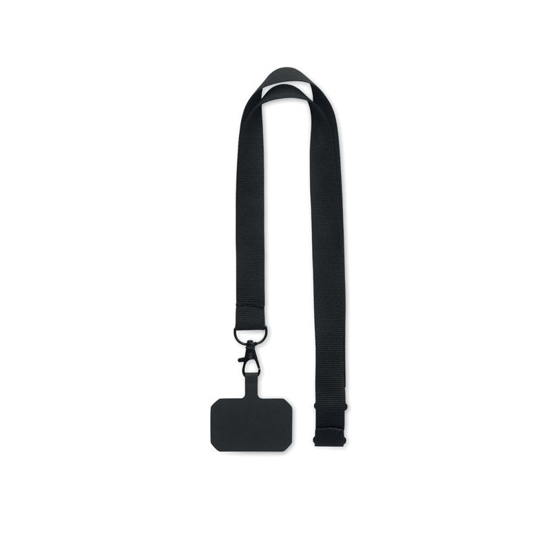 Lanyard phone holder