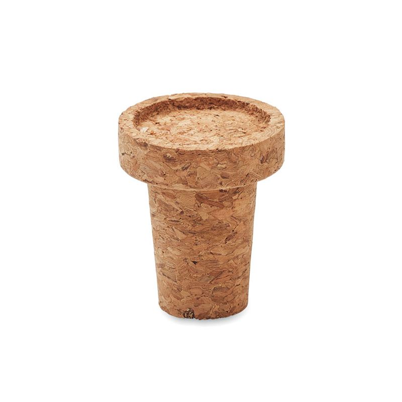 Cork stopper for bottles