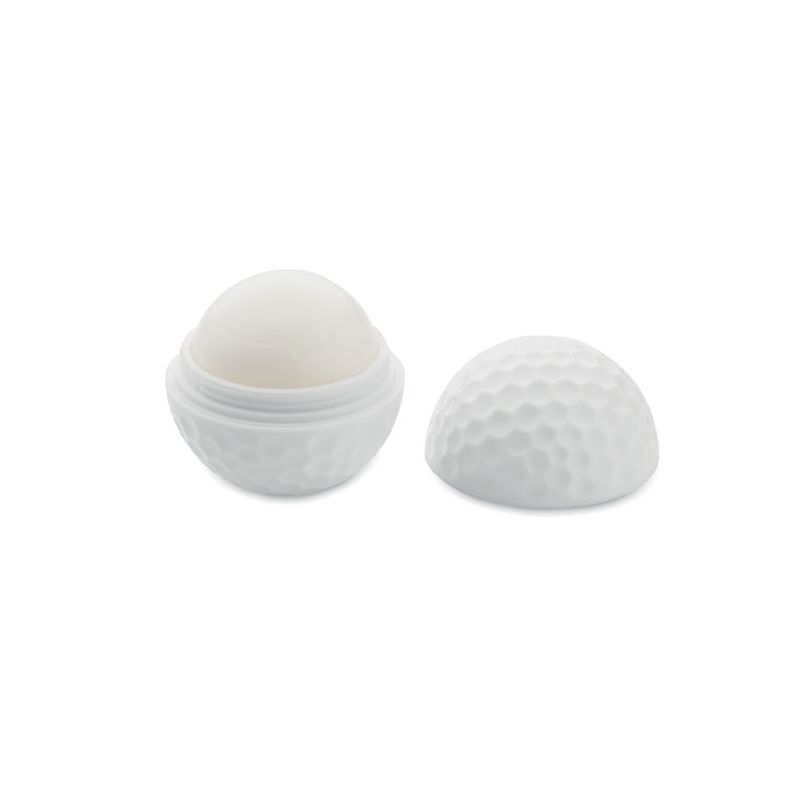 Golf ball-shaped balm