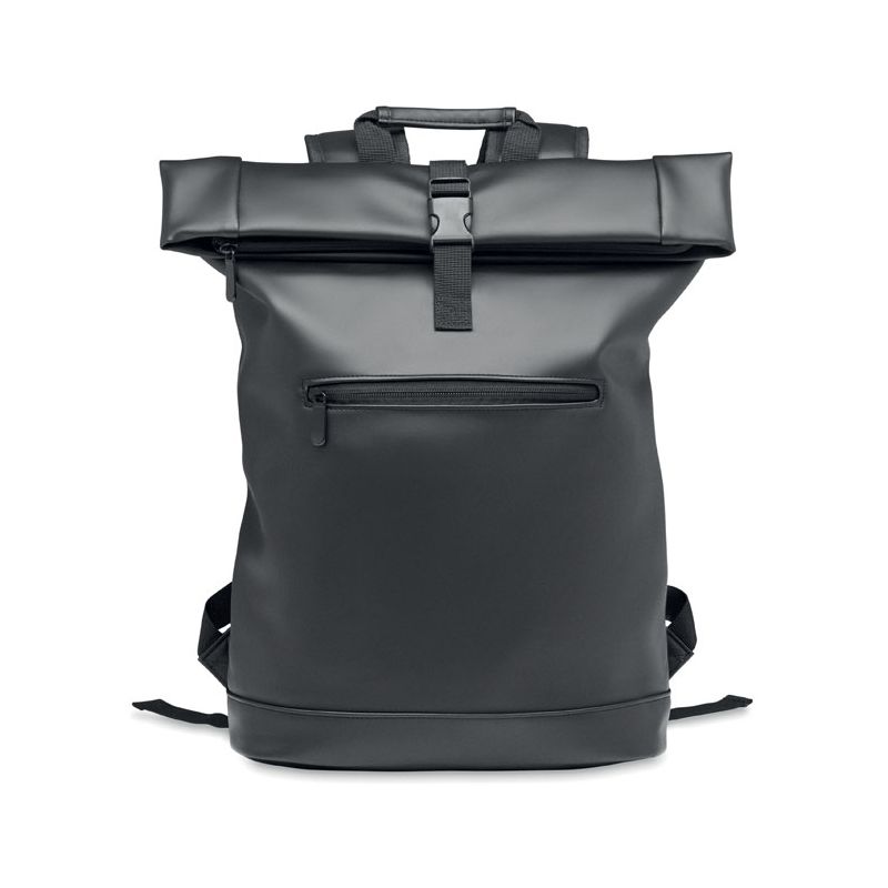 PU Rolltop Laptop Backpack