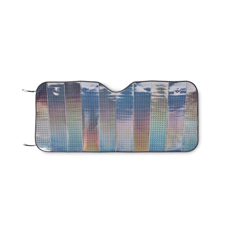 Foldable car sunshade