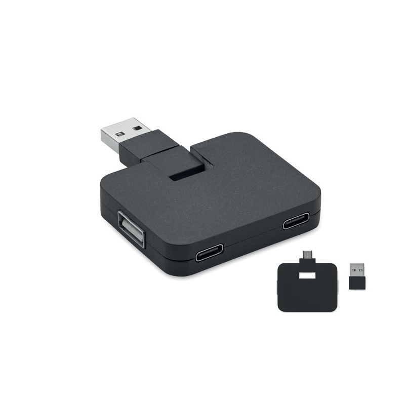 4-port USB 2.0 hub