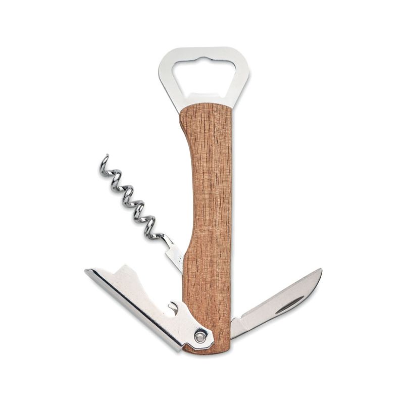 3-in-1 bamboo bottle opener