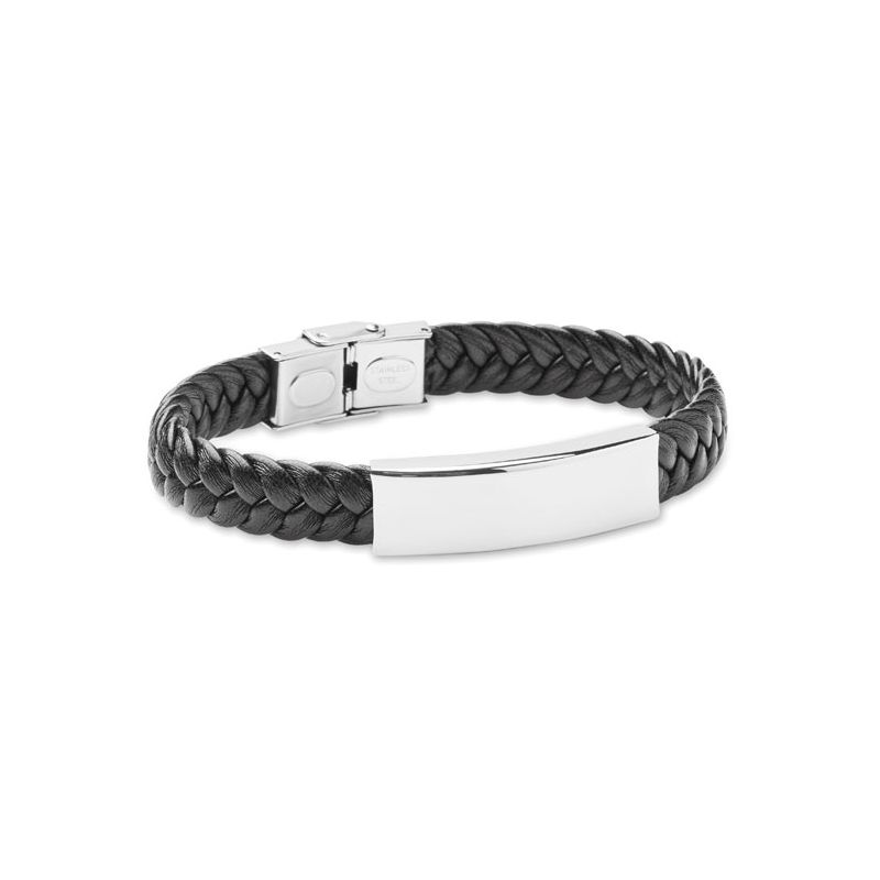 Synthetic leather bracelet