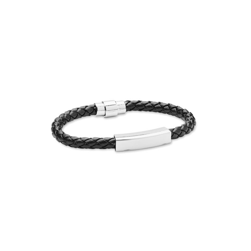 Synthetic leather bracelet