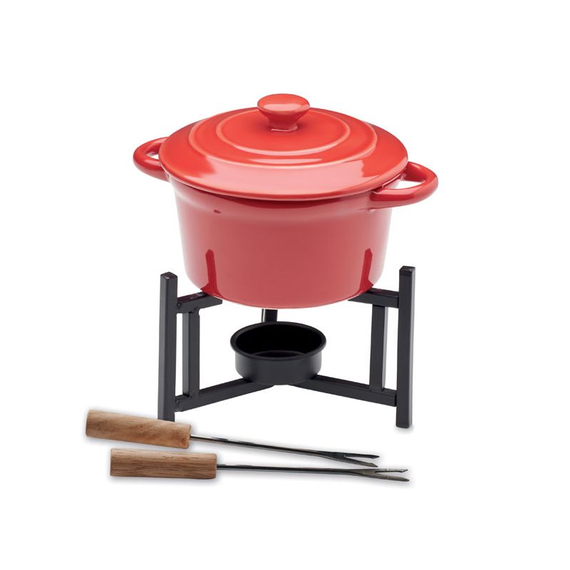 Ceramic fondue set 300 ml