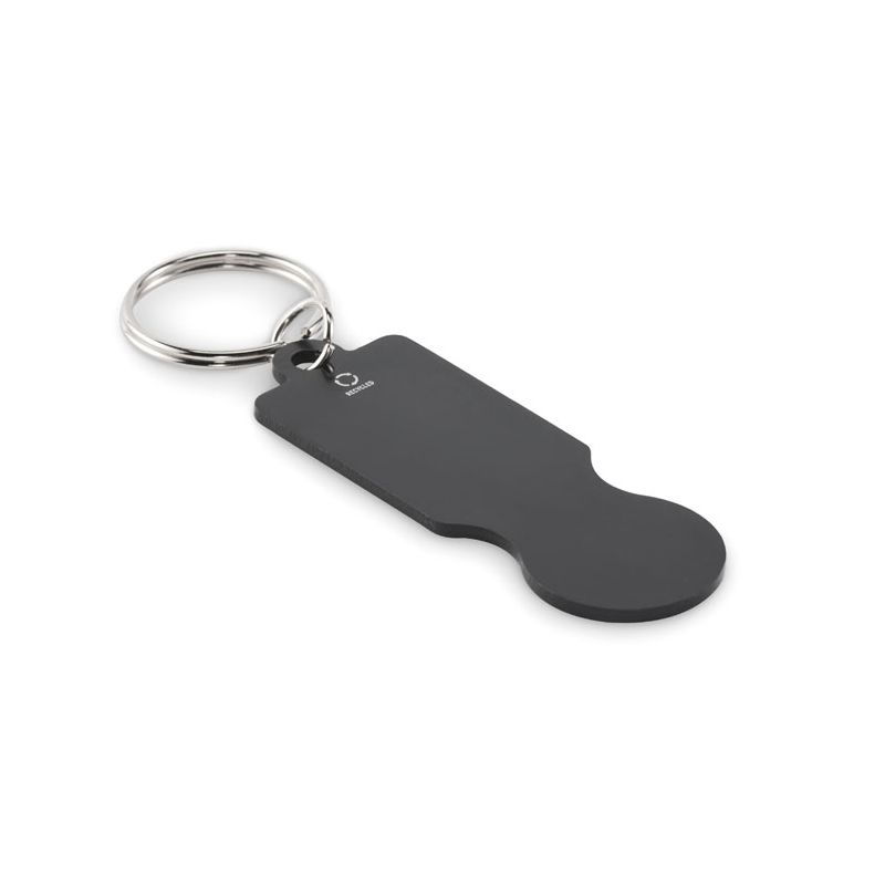 Shopping trolley token keyring