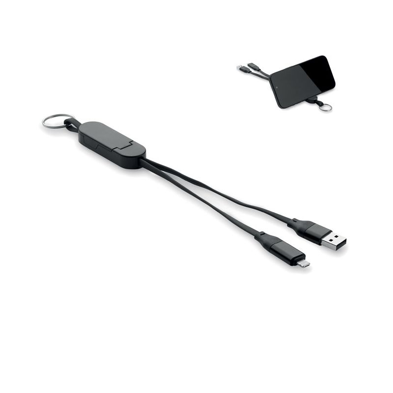 Cable set with bracket