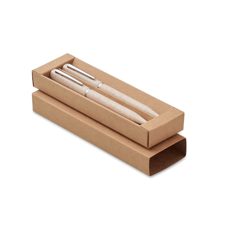 Set of pens in box