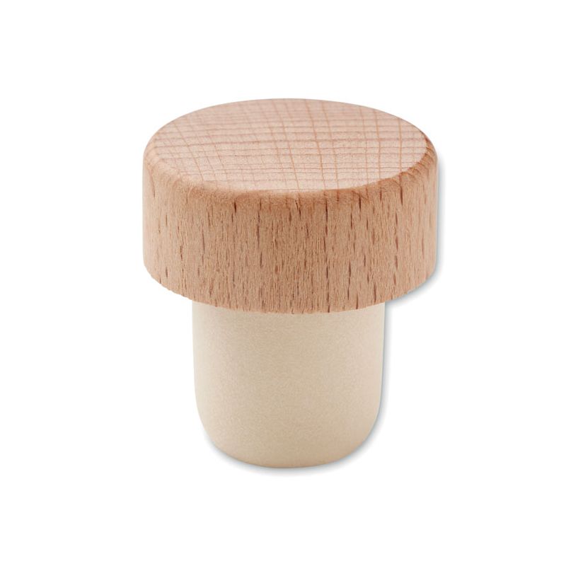 Wooden bottle stopper