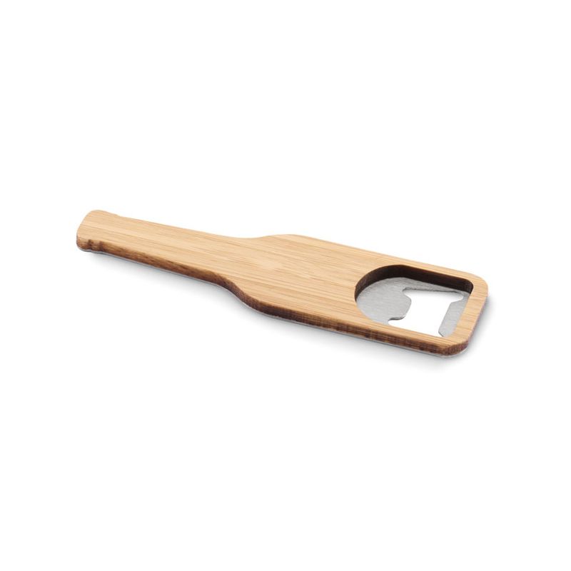Bamboo bottle opener