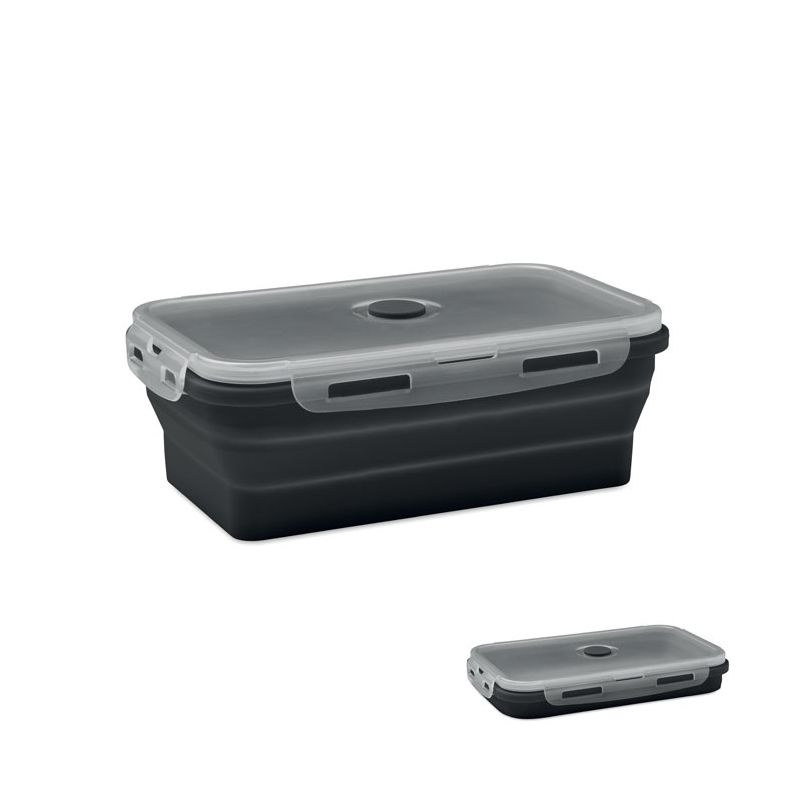 Collapsible silicone lunchbox