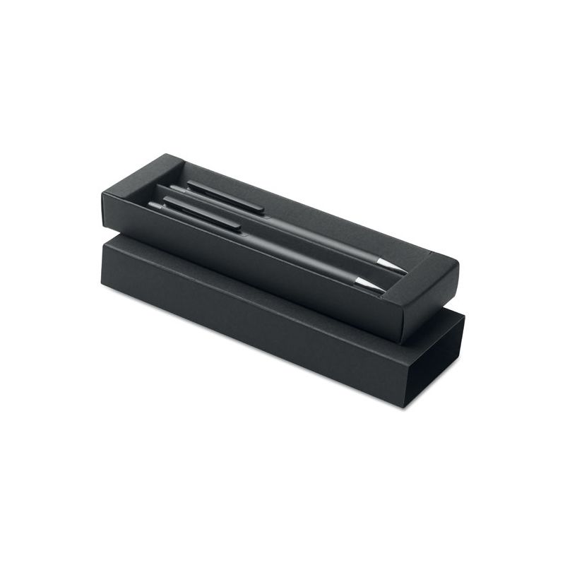 Set of pens in a case