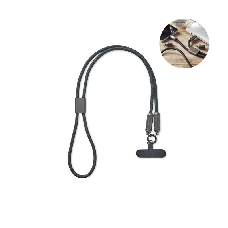 Lanyard mobile charger