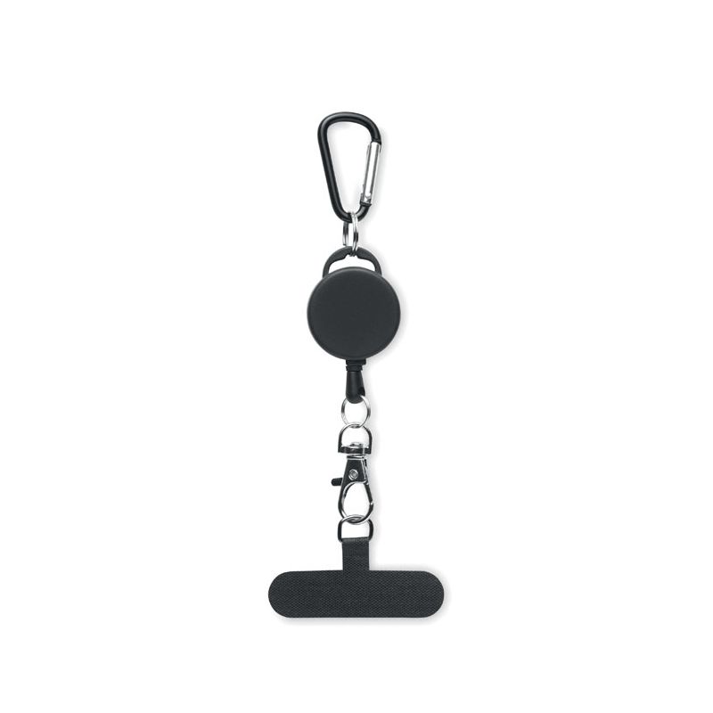 Retractable mobile phone holder