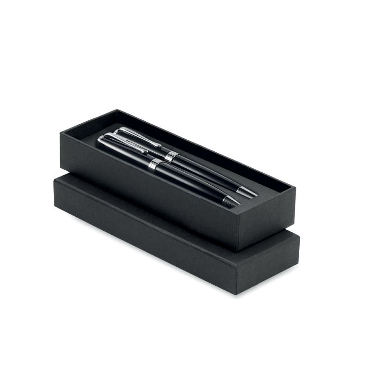 Ballpoint pen and roller set