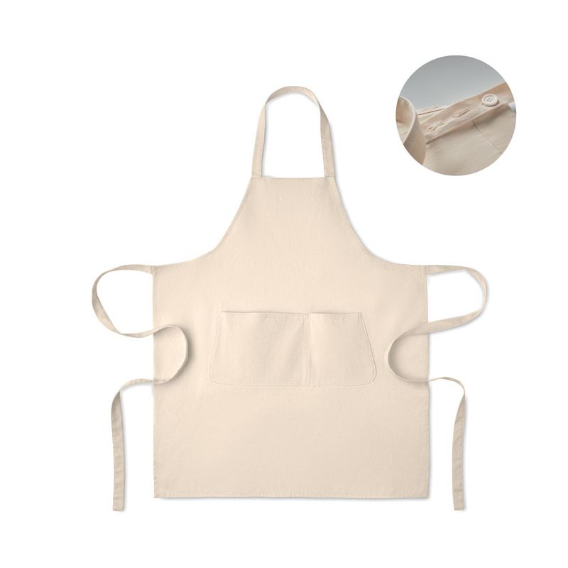Organic cotton apron 240 gsm