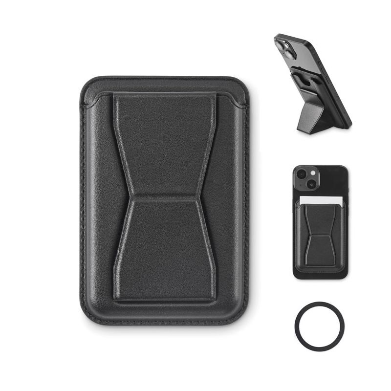 Magnetic PU card holder