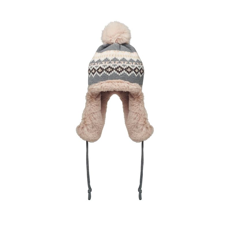 Knitted hat with yoke