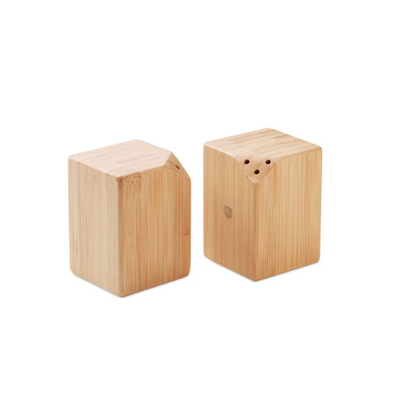 Bamboo salt and pepper set