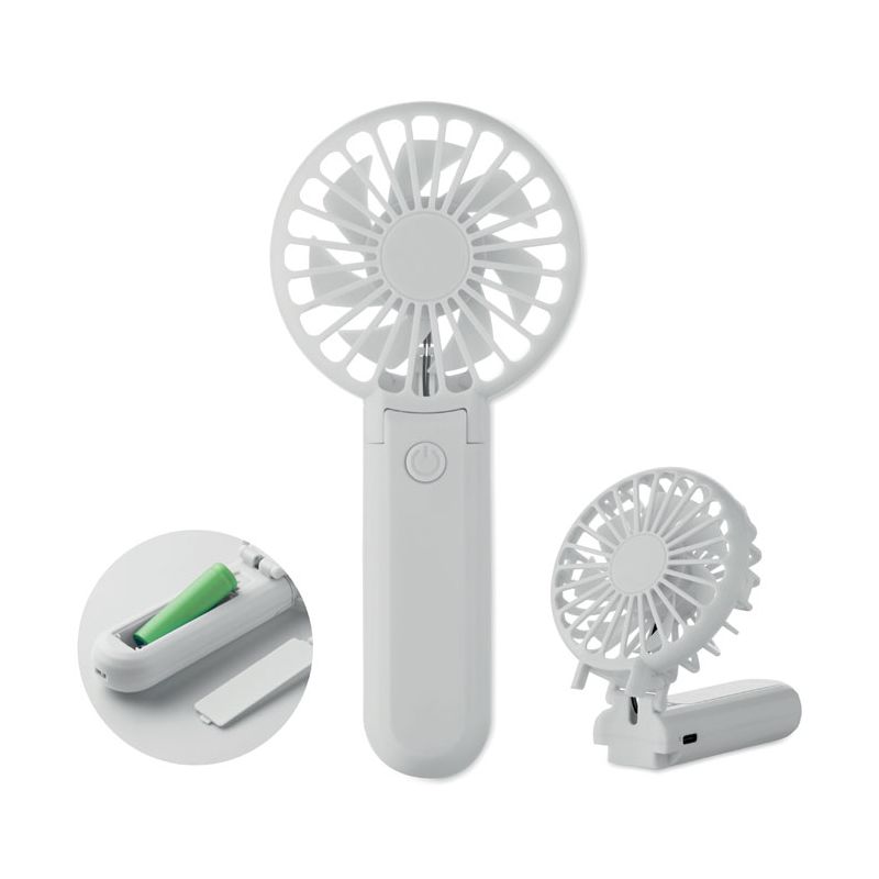 Portable folding fan