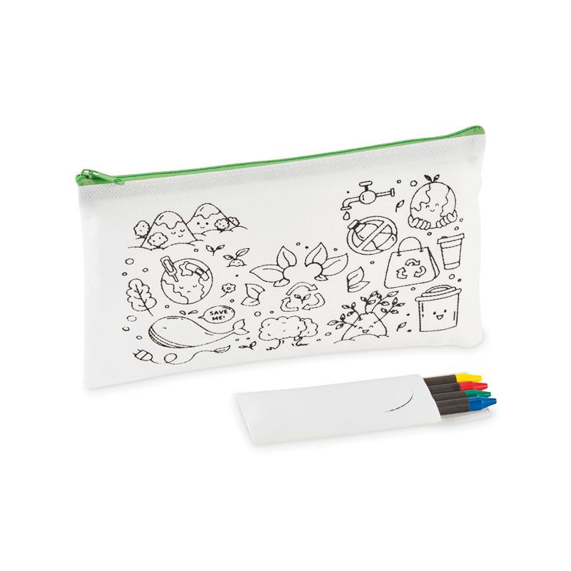 Children's pencil case with 4 pencils