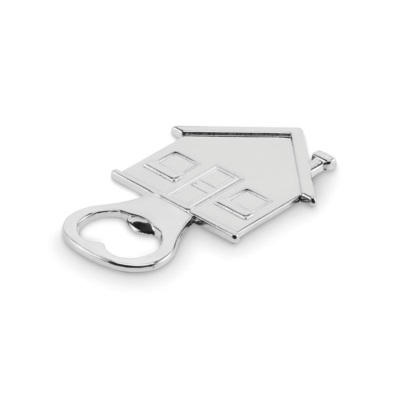 House-shaped bottle opener