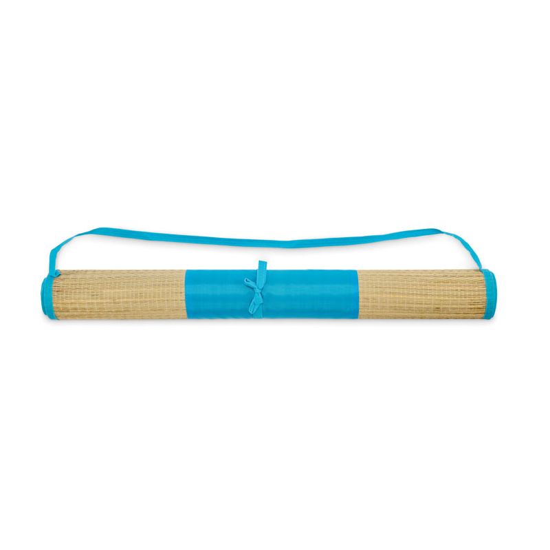 Straw beach mat