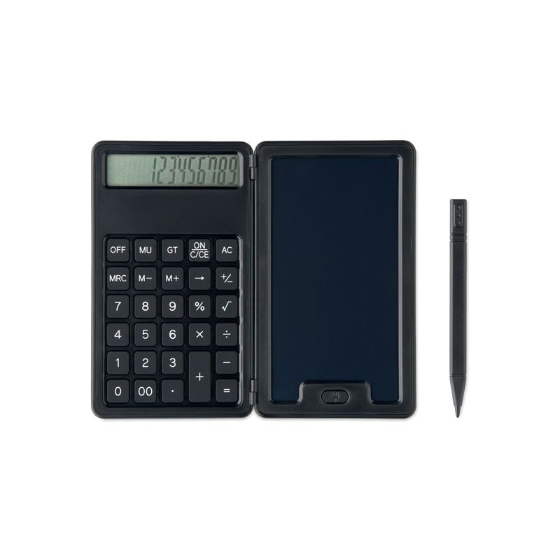 Calculator with LCD tablet